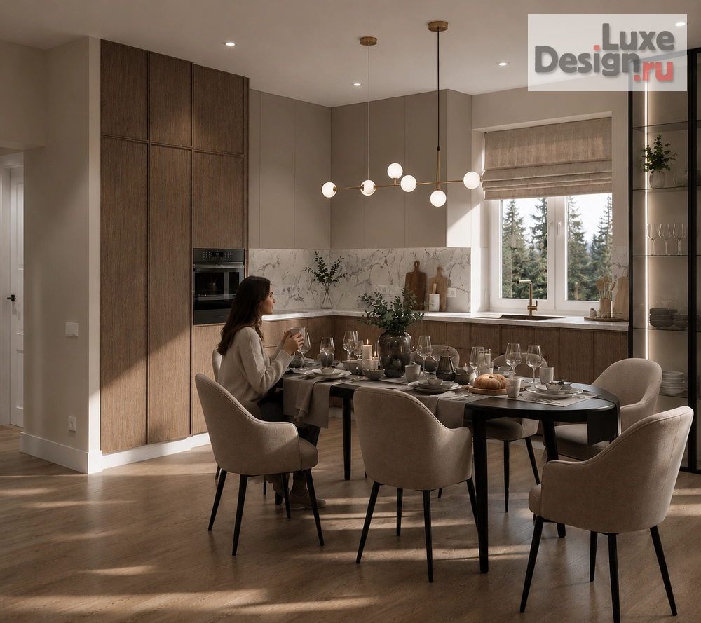 Дизайн интерьера частного дома "Contemporary Residence | Nizhny Novgorod, 2026" (фото 4)