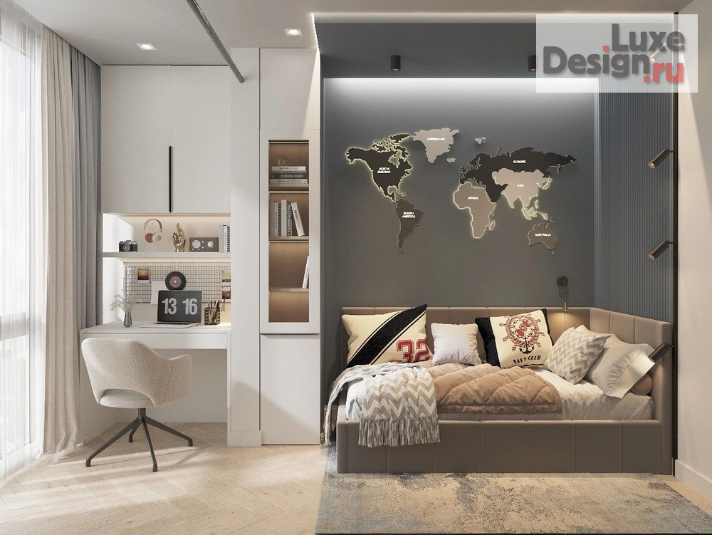 Дизайн интерьера двухкомнатной квартиры "Дизайн проект, город Сочи" (фото 5)