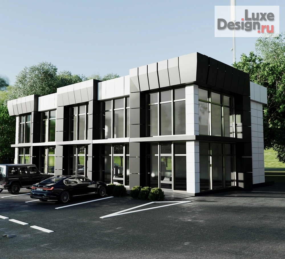 Общественная архитектура "Офисное здание в пгт. Яблоновский " (фото 1)