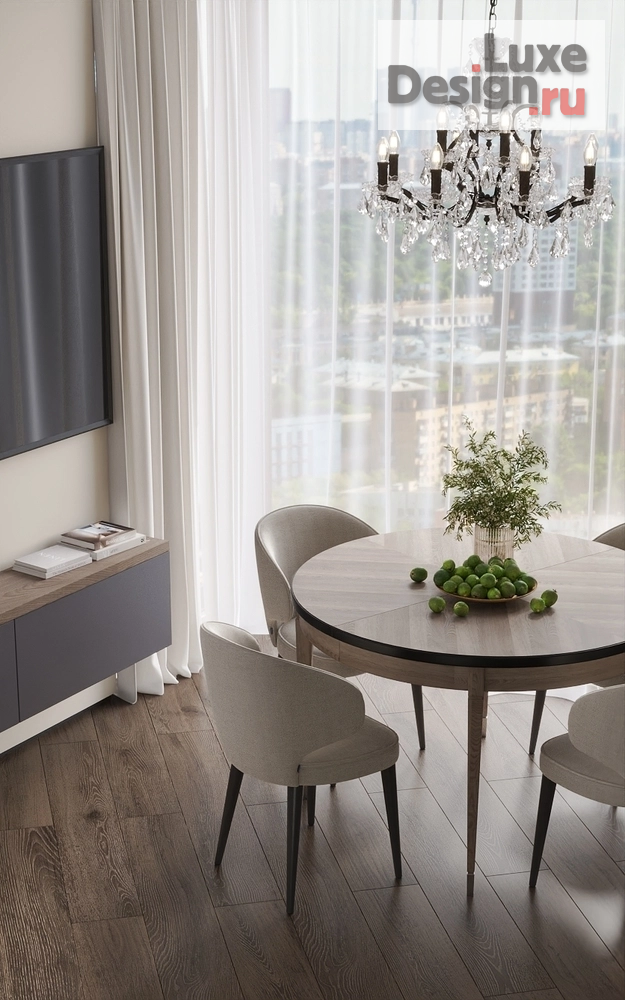 Дизайн интерьера апартаментов "ЖК Архитектор" (фото 7)