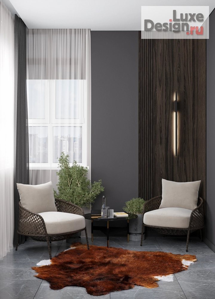 Дизайн интерьера трехкомнатной квартиры "ЖК Фреш" (фото 13)