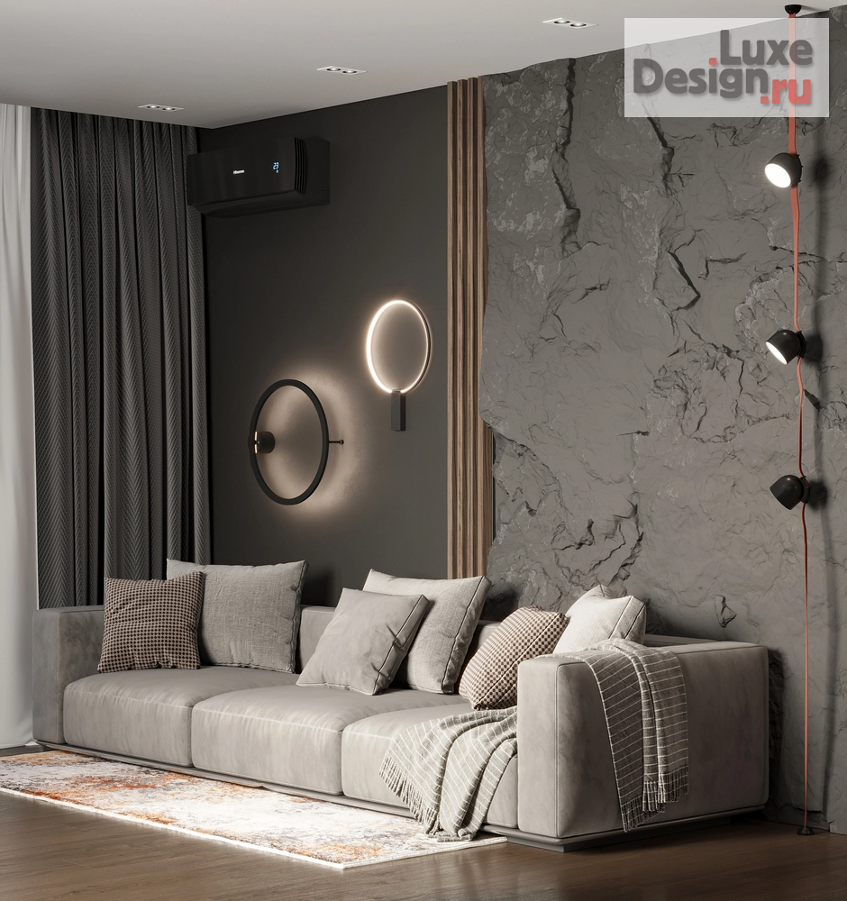 Дизайн интерьера трехкомнатной квартиры "ЖК Фреш" (фото 4)