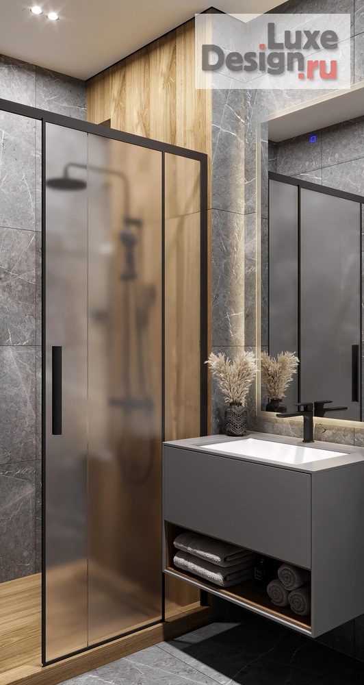 Дизайн интерьера трехкомнатной квартиры "ЖК Фреш" (фото 10)