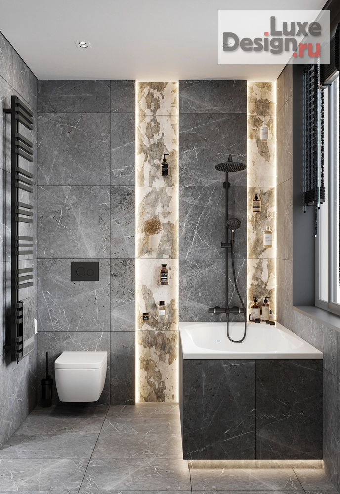 Дизайн интерьера трехкомнатной квартиры "ЖК Фреш" (фото 9)