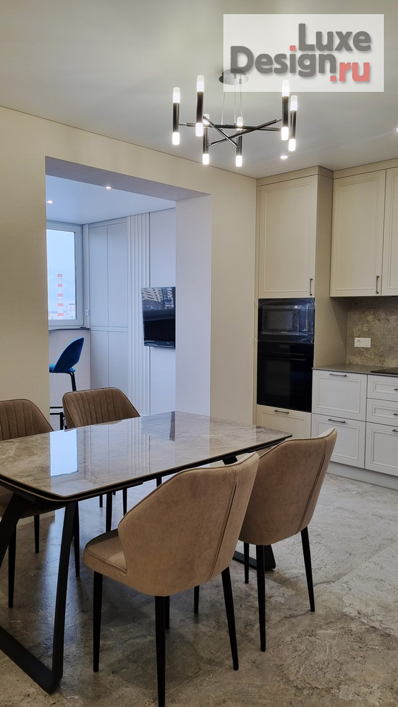 Дизайн интерьера трехкомнатной квартиры "Квартира для семьи с двумя детьми" (фото 9)