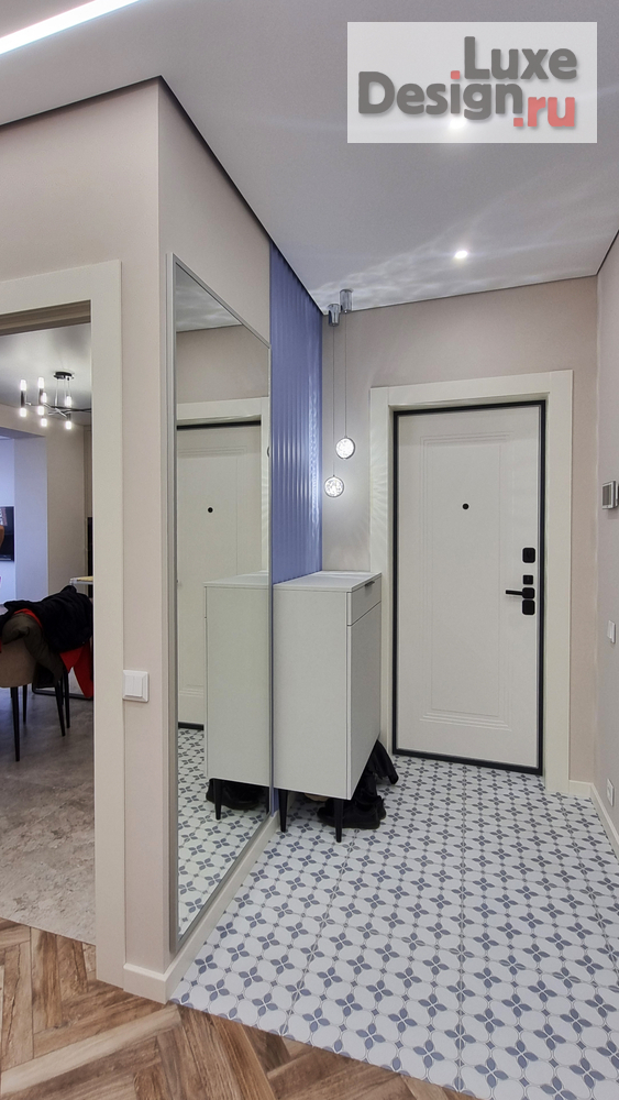 Дизайн интерьера трехкомнатной квартиры "Квартира для семьи с двумя детьми" (фото 2)