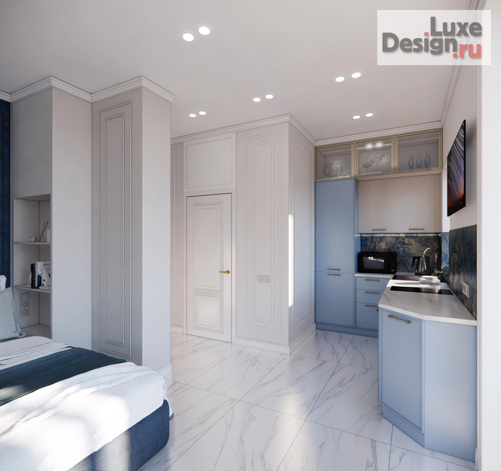 Дизайн интерьера апартаментов "Апартаменты на побережье. Лазаревское" (фото 8)