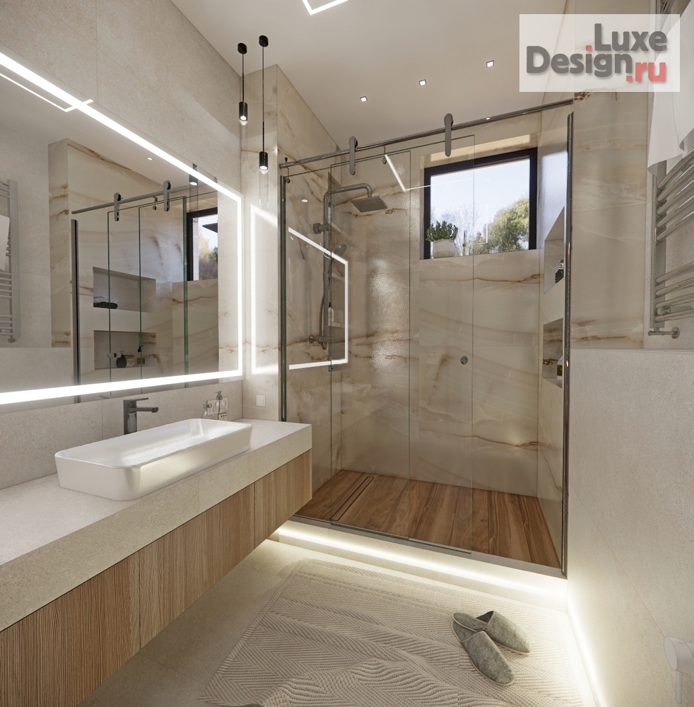 Дизайн интерьера частного дома "Проект и реализация интерьера частного дома" (фото 15)