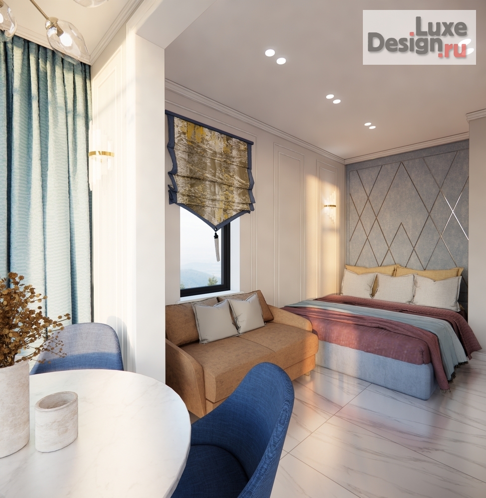 Дизайн интерьера апартаментов "Апартаменты на побережье. Лазаревское" (фото 10)