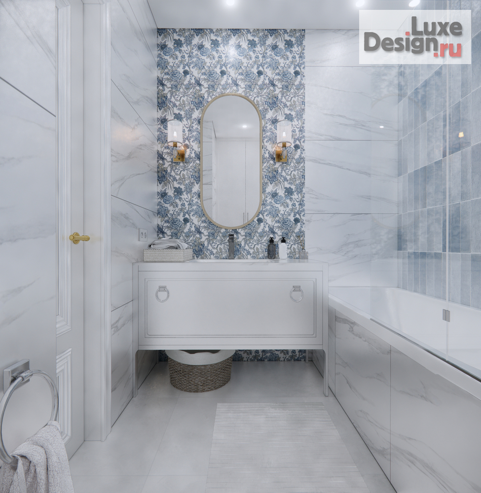 Дизайн интерьера трехкомнатной квартиры "Трехкомнатная квартира г. Краснодар, мкр. Юбилейный" (фото 13)