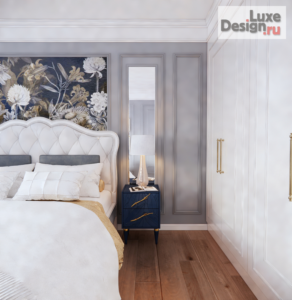 Дизайн интерьера трехкомнатной квартиры "Трехкомнатная квартира г. Краснодар, мкр. Юбилейный" (фото 1)