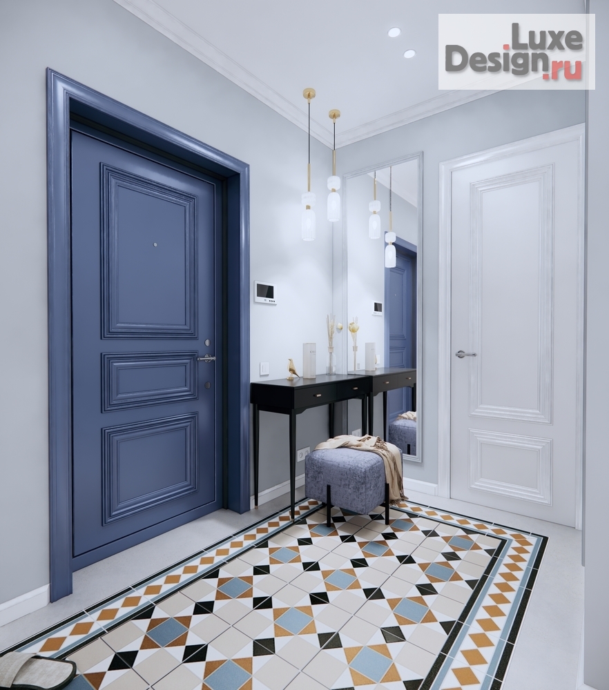 Дизайн интерьера трехкомнатной квартиры "Трехкомнатная квартира г. Краснодар, мкр. Юбилейный" (фото 7)