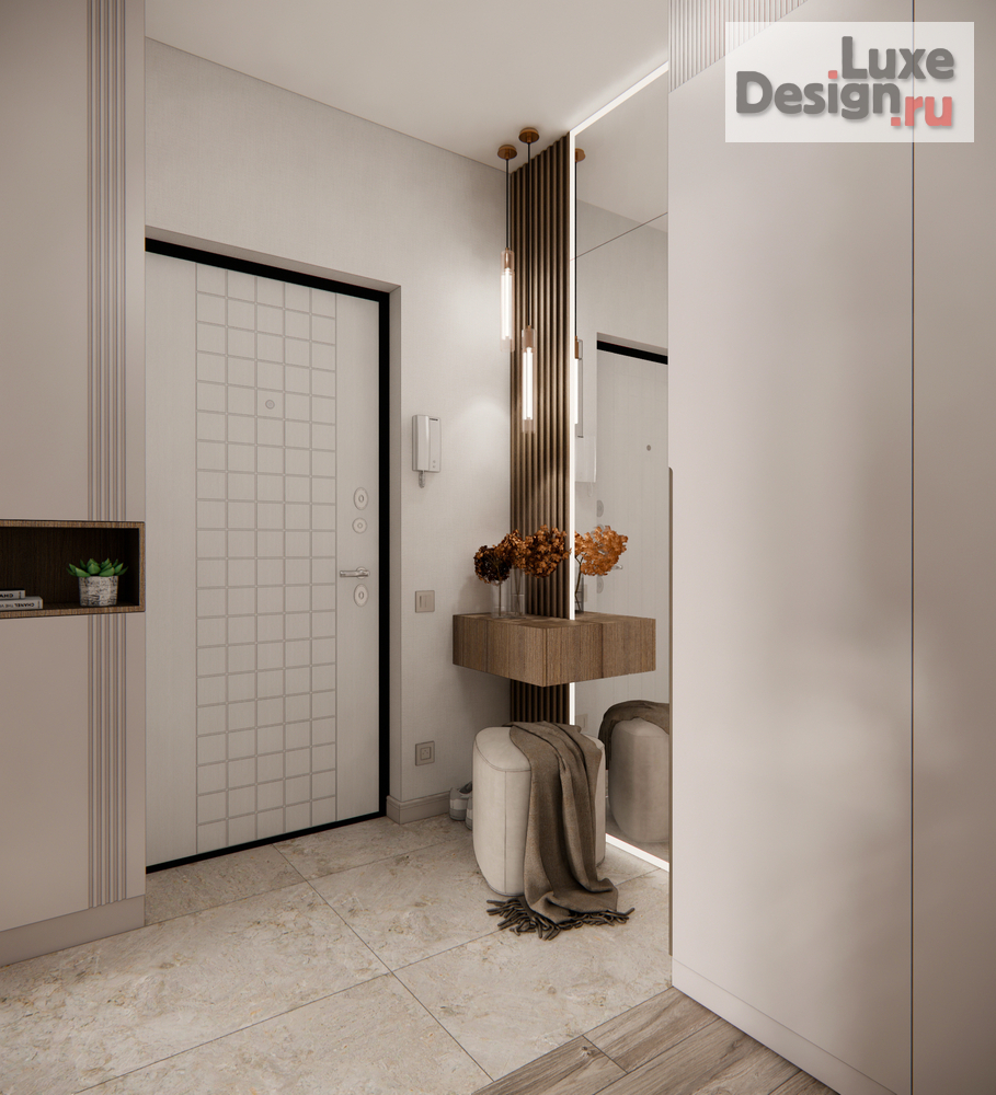 Дизайн интерьера двухкомнатной квартиры "Квартира ЖК Стрижи" (фото 5)