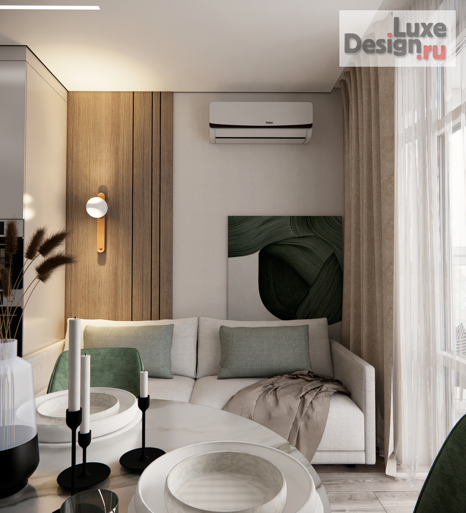 Дизайн интерьера двухкомнатной квартиры "Квартира ЖК Стрижи" (фото 7)