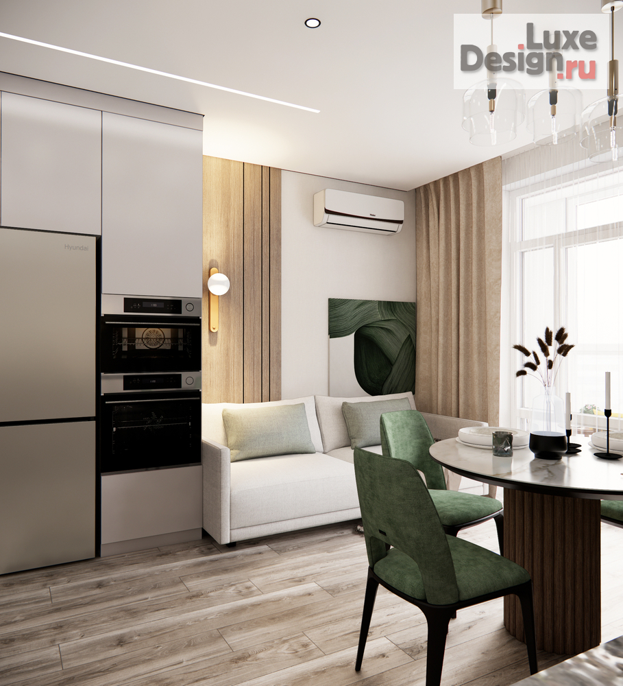 Дизайн интерьера двухкомнатной квартиры "Квартира ЖК Стрижи" (фото 8)