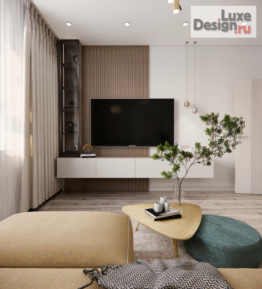 Дизайн интерьера двухкомнатной квартиры "Квартира ЖК Стрижи" (фото 4)