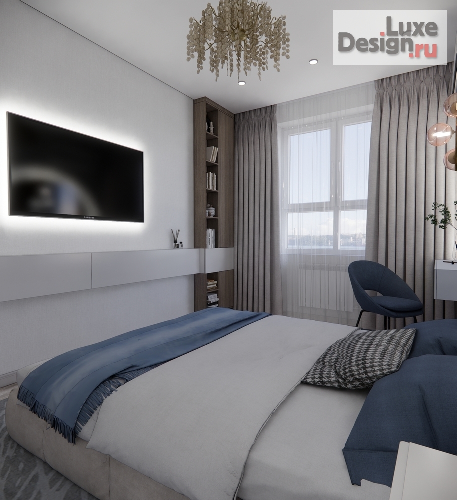 Дизайн интерьера двухкомнатной квартиры "Квартира ЖК Стрижи" (фото 15)