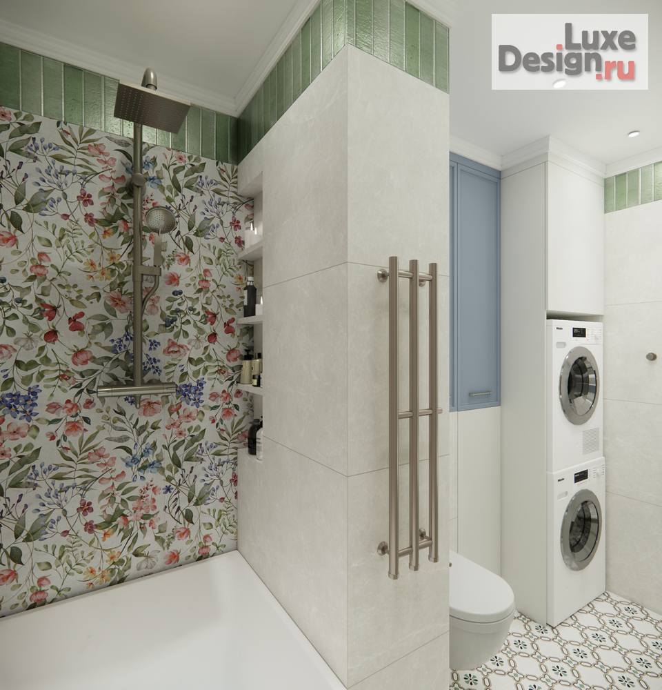 Дизайн интерьера двухкомнатной квартиры "Жк Архитектор" (фото 8)