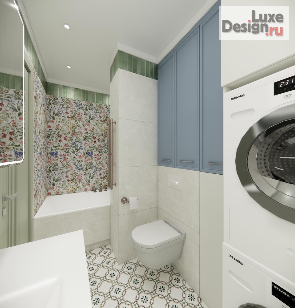 Дизайн интерьера двухкомнатной квартиры "Жк Архитектор" (фото 9)