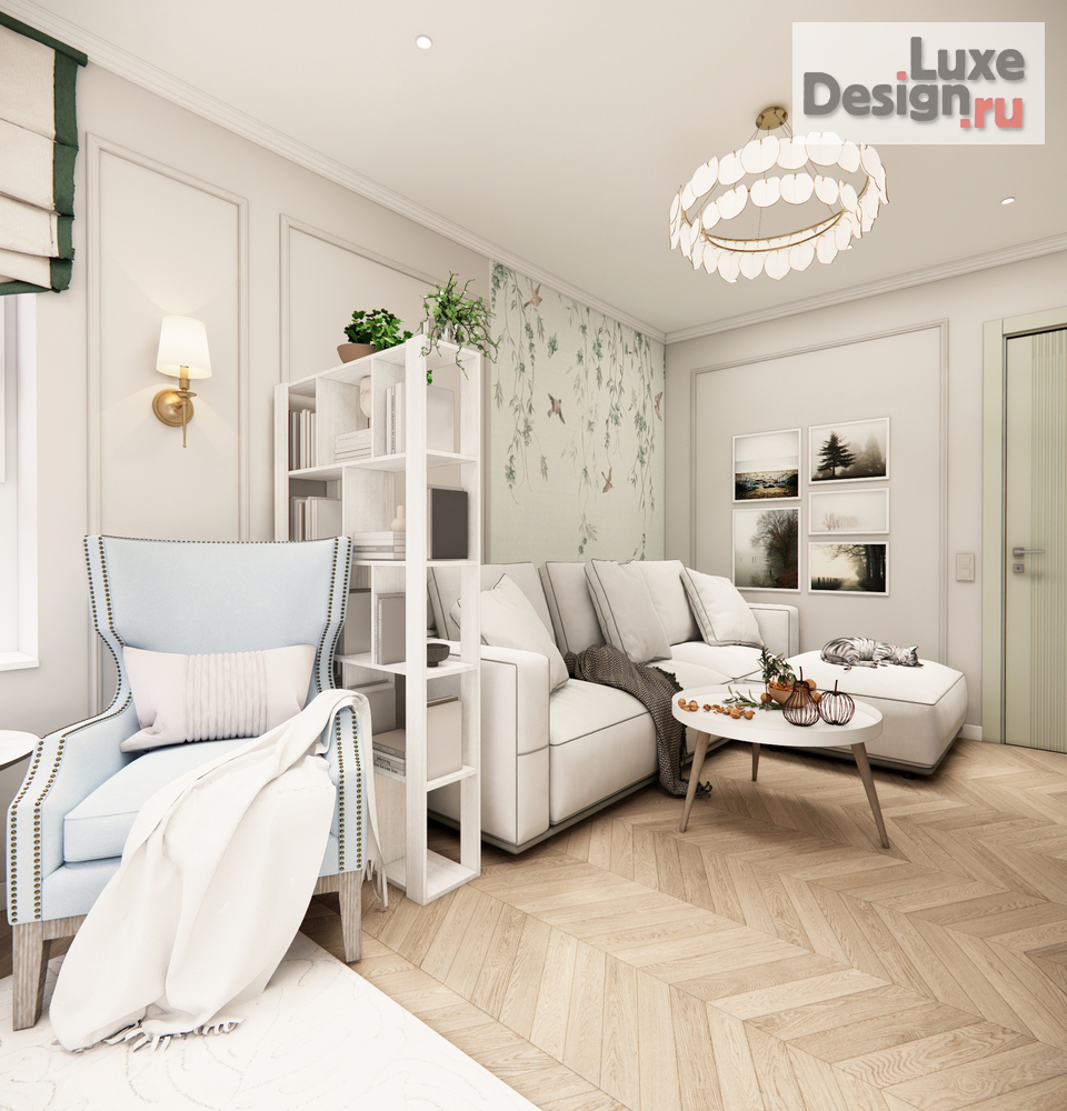 Дизайн интерьера двухкомнатной квартиры "Жк Архитектор" (фото 18)