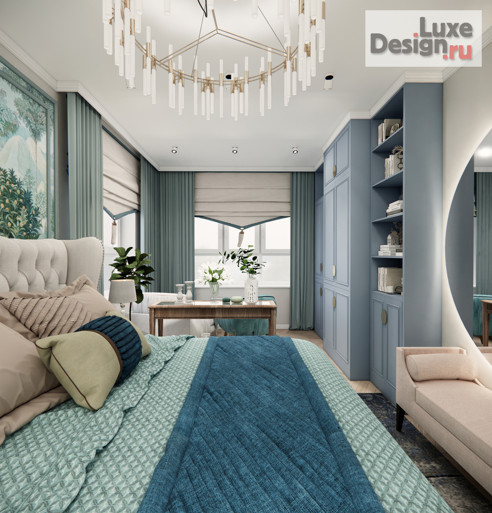 Дизайн интерьера двухкомнатной квартиры "Жк Архитектор" (фото 11)