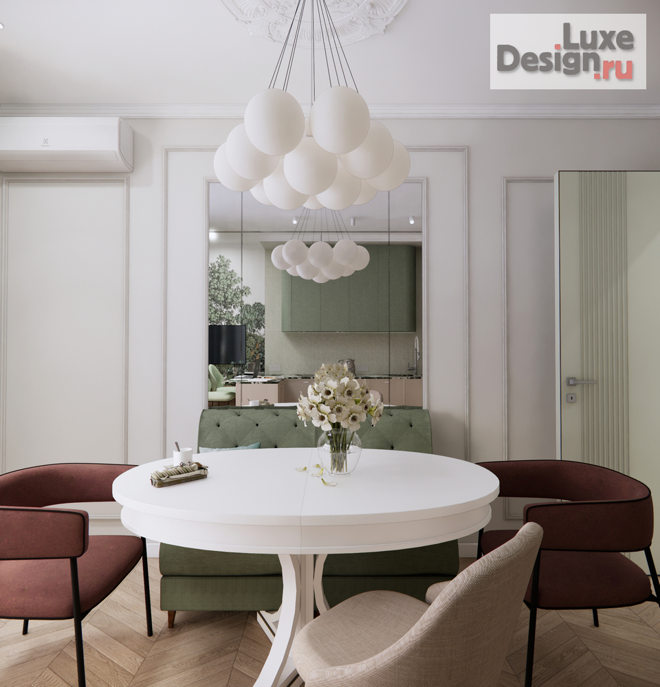 Дизайн интерьера двухкомнатной квартиры "Жк Архитектор" (фото 1)