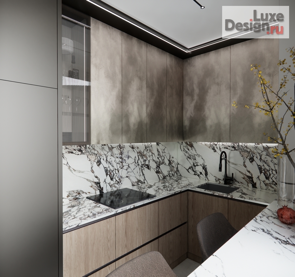 Дизайн интерьера трехкомнатной квартиры "ЖК Сердце" (фото 7)