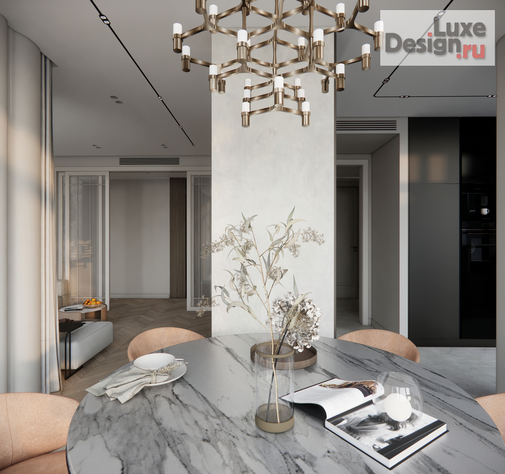 Дизайн интерьера трехкомнатной квартиры "ЖК Сердце" (фото 9)