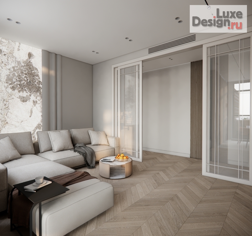 Дизайн интерьера трехкомнатной квартиры "ЖК Сердце" (фото 3)