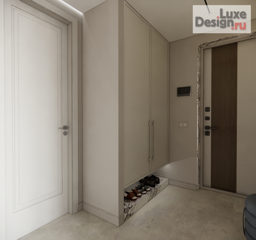 Дизайн интерьера трехкомнатной квартиры "ЖК Сердце" (фото 6)