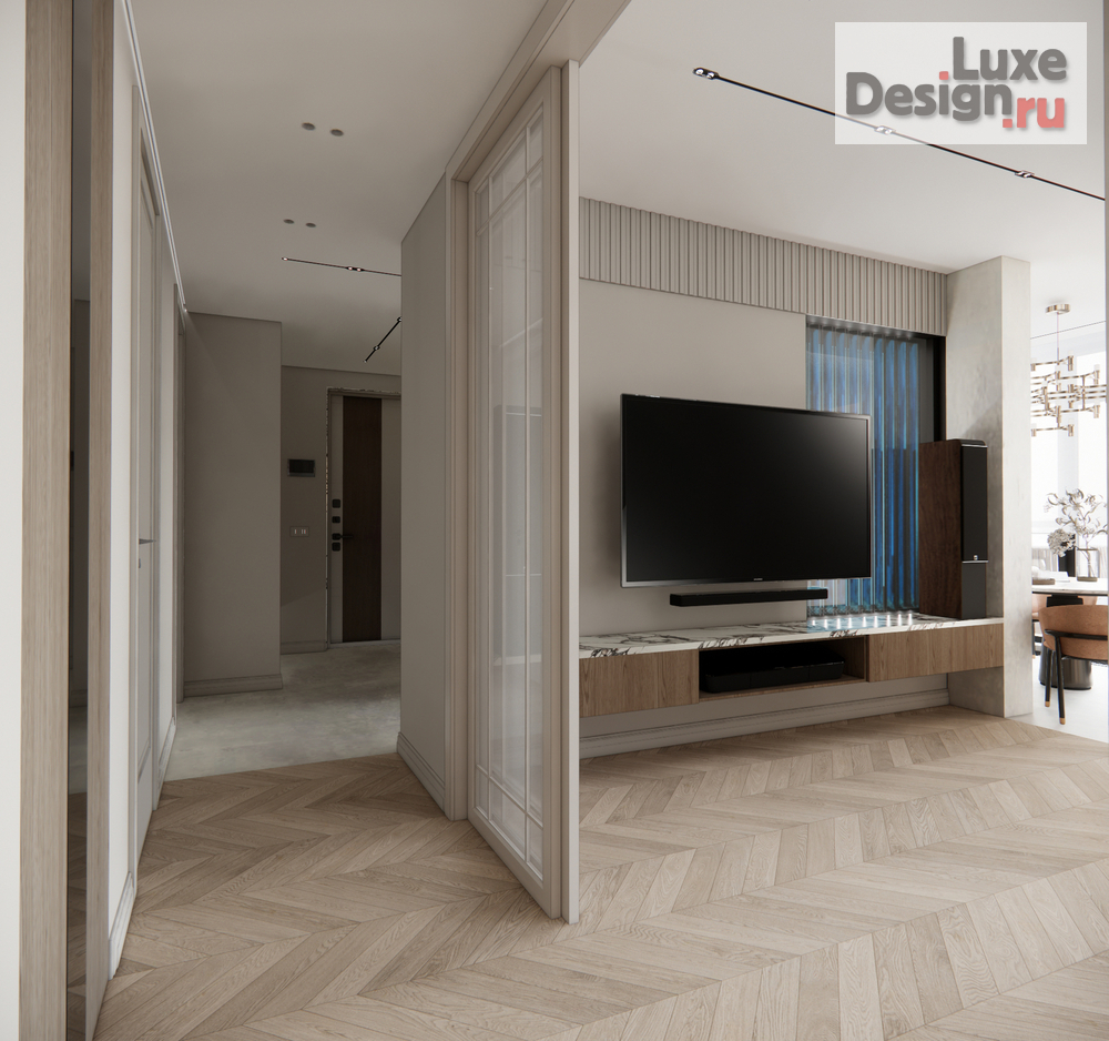 Дизайн интерьера трехкомнатной квартиры "ЖК Сердце" (фото 4)