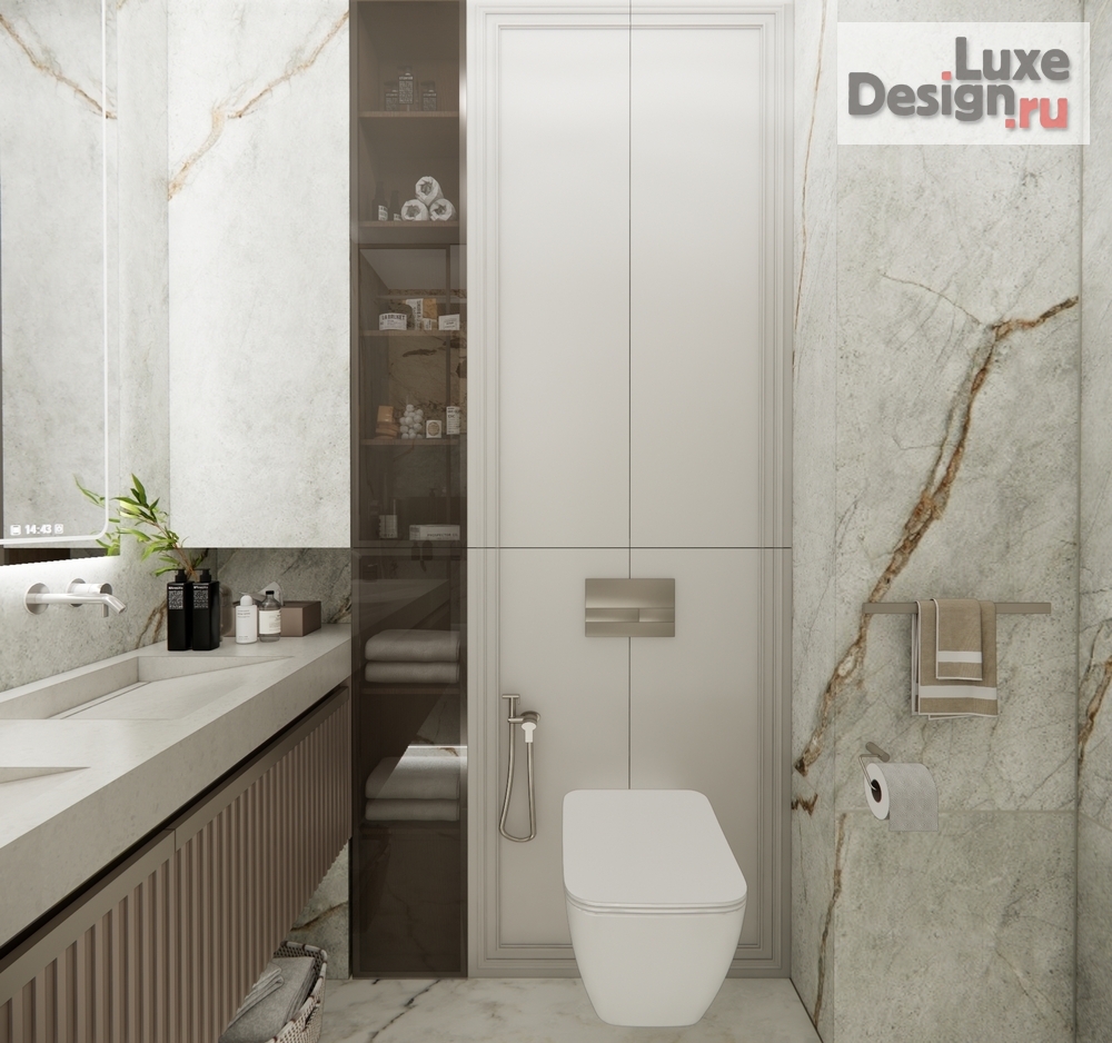 Дизайн интерьера трехкомнатной квартиры "ЖК Сердце" (фото 13)