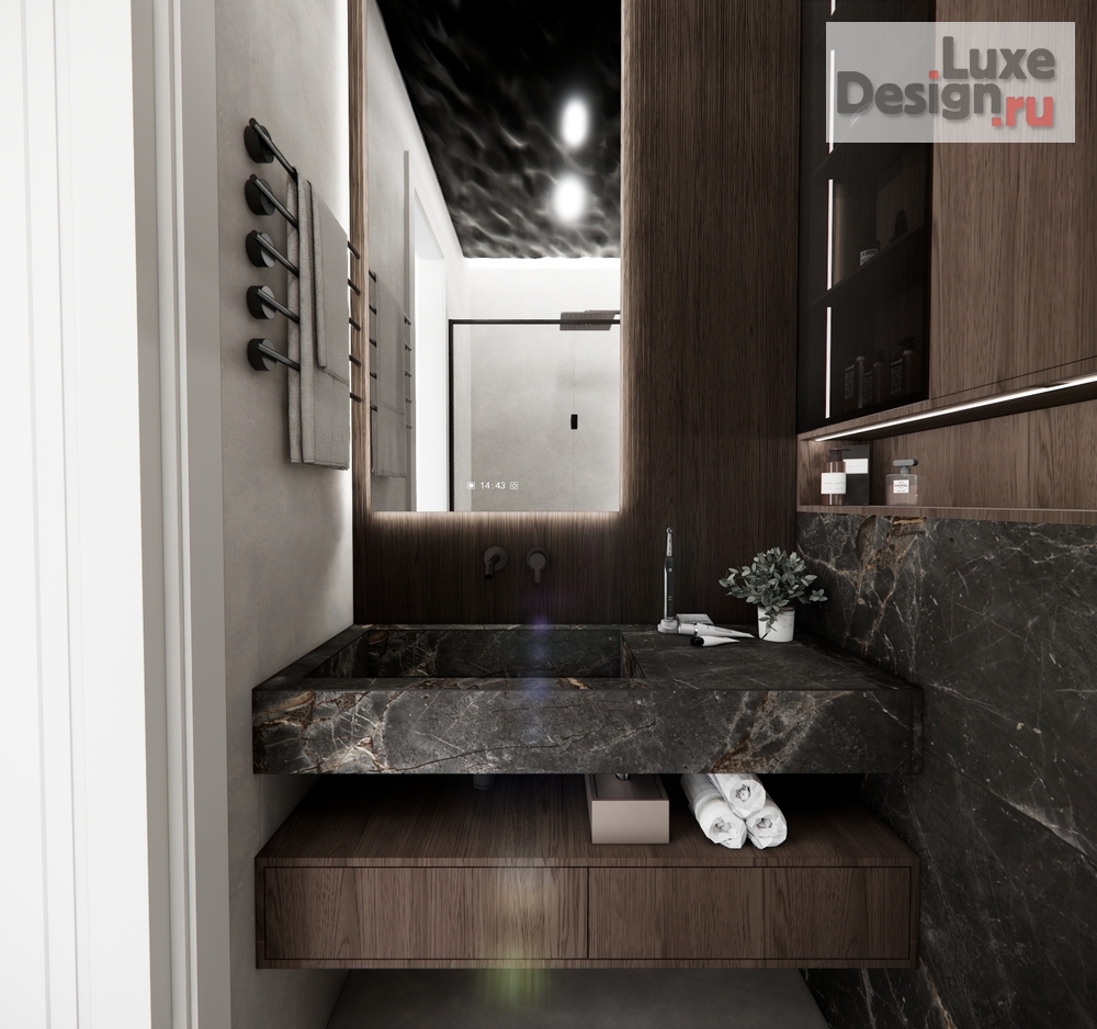 Дизайн интерьера трехкомнатной квартиры "ЖК Сердце" (фото 15)