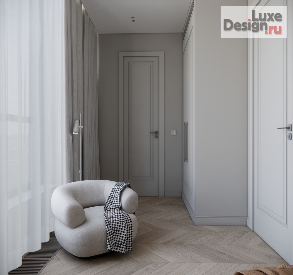 Дизайн интерьера трехкомнатной квартиры "ЖК Сердце" (фото 21)