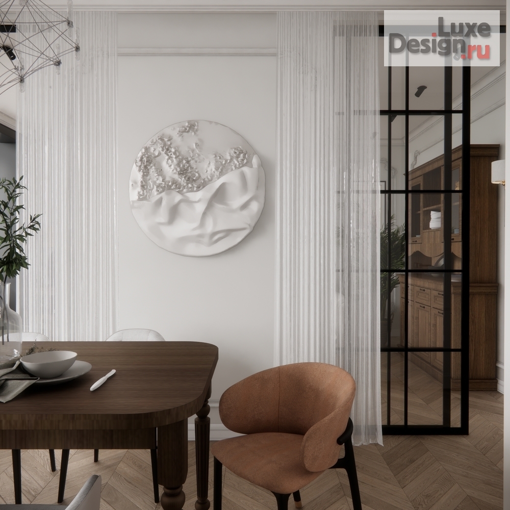 Дизайн интерьера трехкомнатной квартиры "Квартира ЖК Все Свои ВИП" (фото 5)