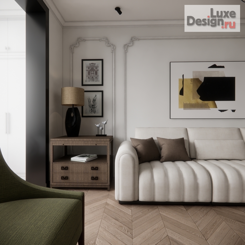 Дизайн интерьера трехкомнатной квартиры "Квартира ЖК Все Свои ВИП" (фото 8)