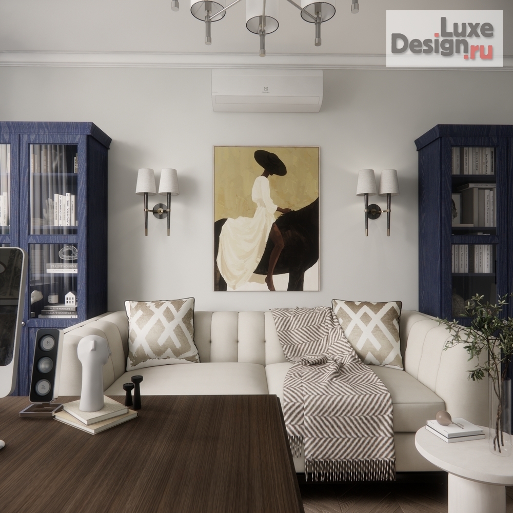 Дизайн интерьера трехкомнатной квартиры "Квартира ЖК Все Свои ВИП" (фото 15)