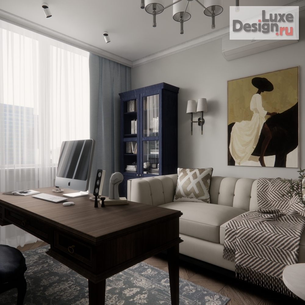 Дизайн интерьера трехкомнатной квартиры "Квартира ЖК Все Свои ВИП" (фото 16)