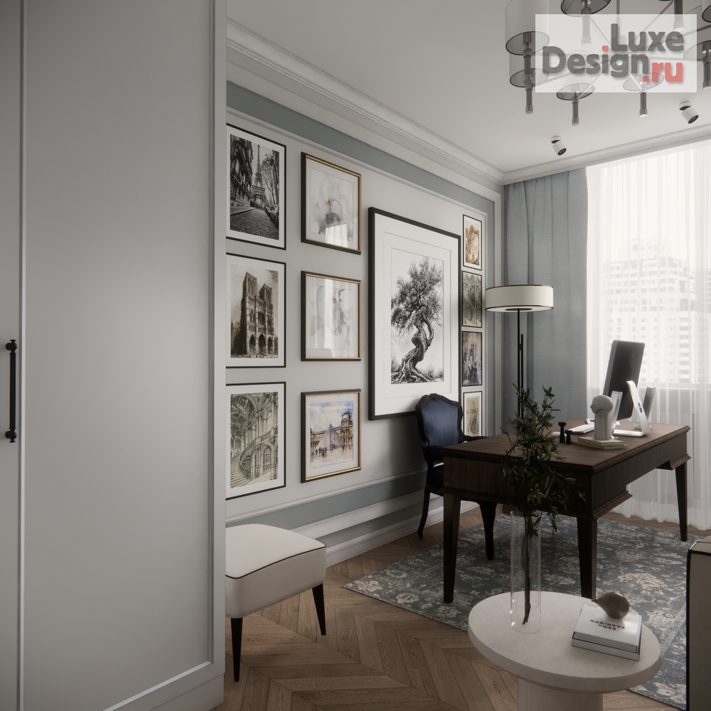 Дизайн интерьера трехкомнатной квартиры "Квартира ЖК Все Свои ВИП" (фото 17)