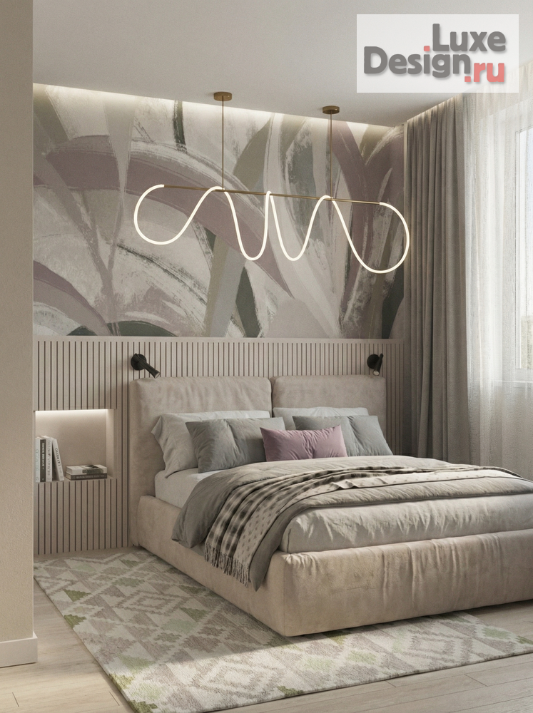 Дизайн интерьера трехкомнатной квартиры "3-к квартира ЖК "Айвазовский" г. Краснодар" (фото 3)