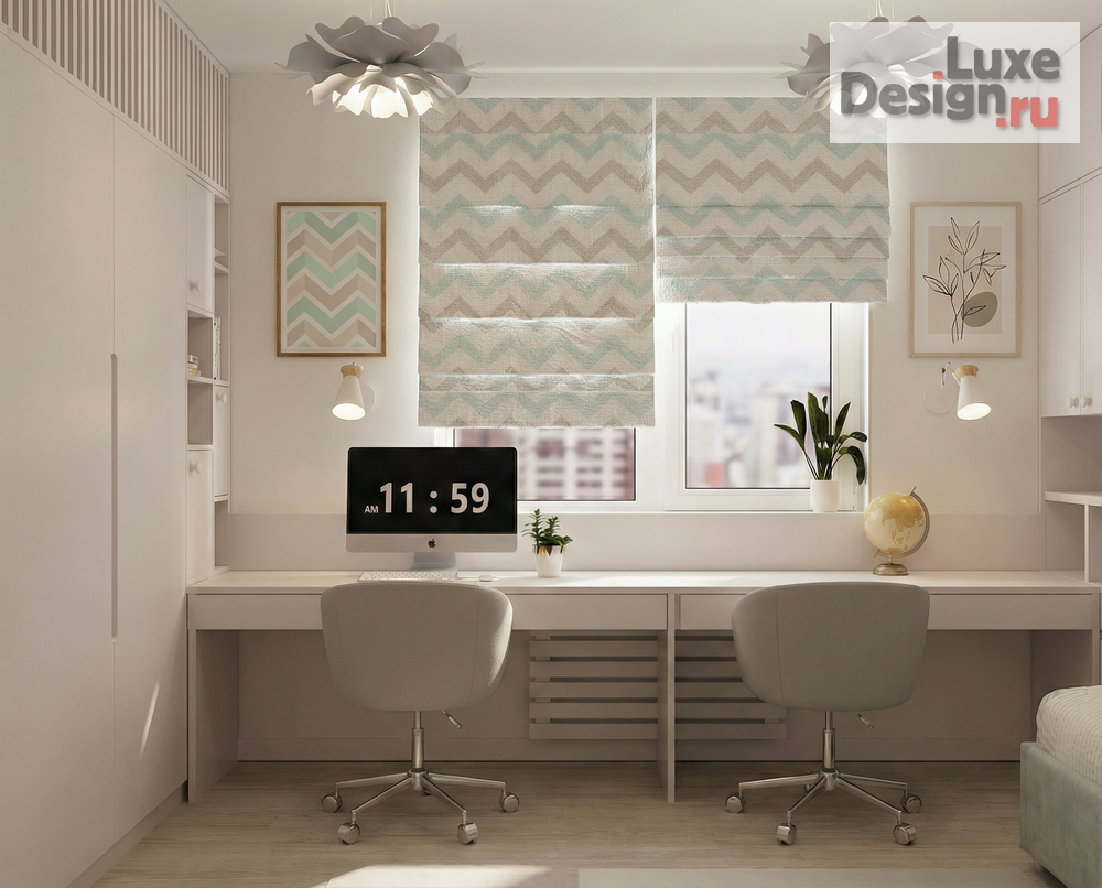 Дизайн интерьера трехкомнатной квартиры "3-к квартира ЖК "Айвазовский" г. Краснодар" (фото 5)