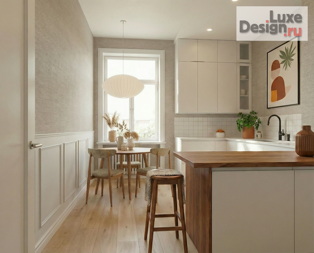 Дизайн интерьера однокомнатной квартиры "1-к квартира ЖК "Атмосфера"" (фото 2)