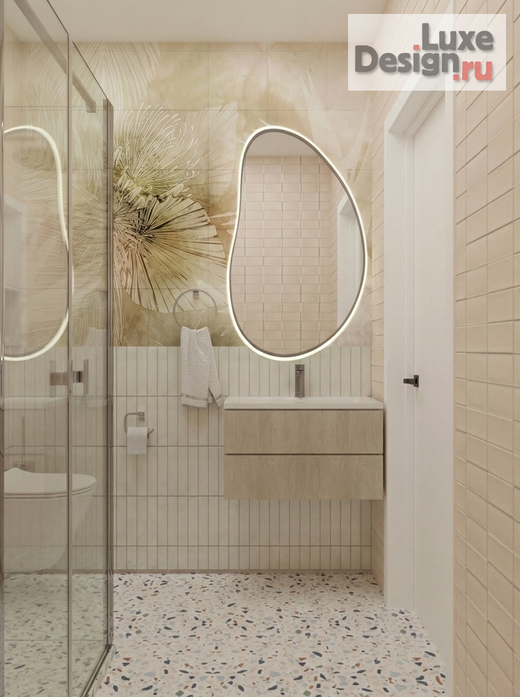 Дизайн интерьера двухкомнатной квартиры "2-к  квартира в ЖК "Аврора" . Краснодар" (фото 10)