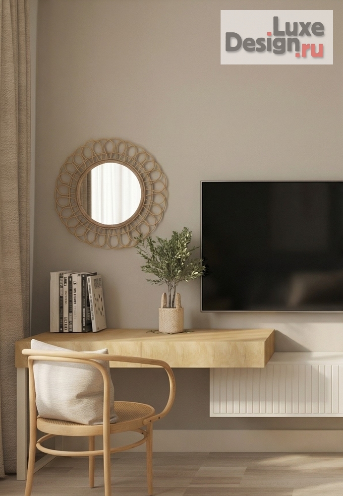 Дизайн интерьера однокомнатной квартиры "1-к квартира ЖК "Атмосфера"" (фото 5)