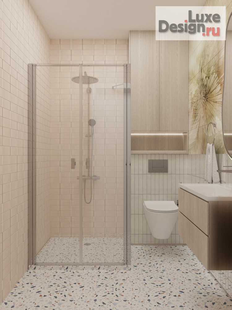 Дизайн интерьера двухкомнатной квартиры "2-к  квартира в ЖК "Аврора" . Краснодар" (фото 11)