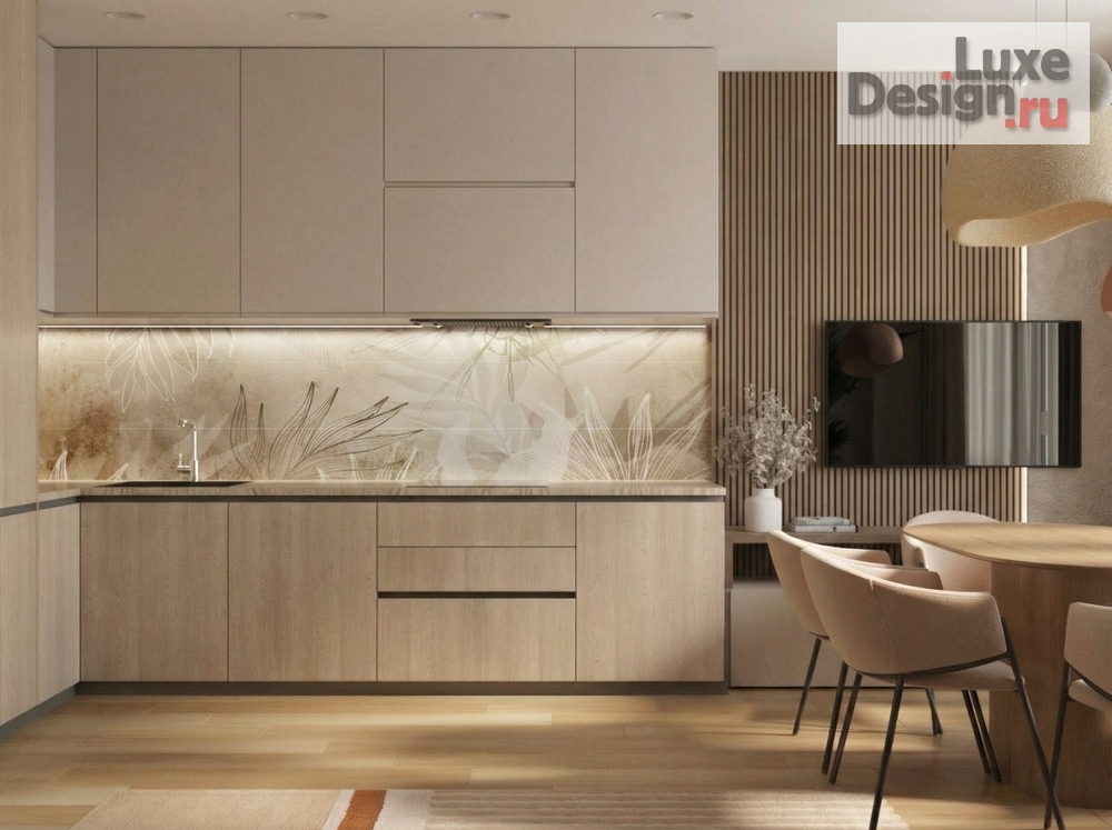 Дизайн интерьера двухкомнатной квартиры "2-к  квартира в ЖК "Аврора" . Краснодар" (фото 2)