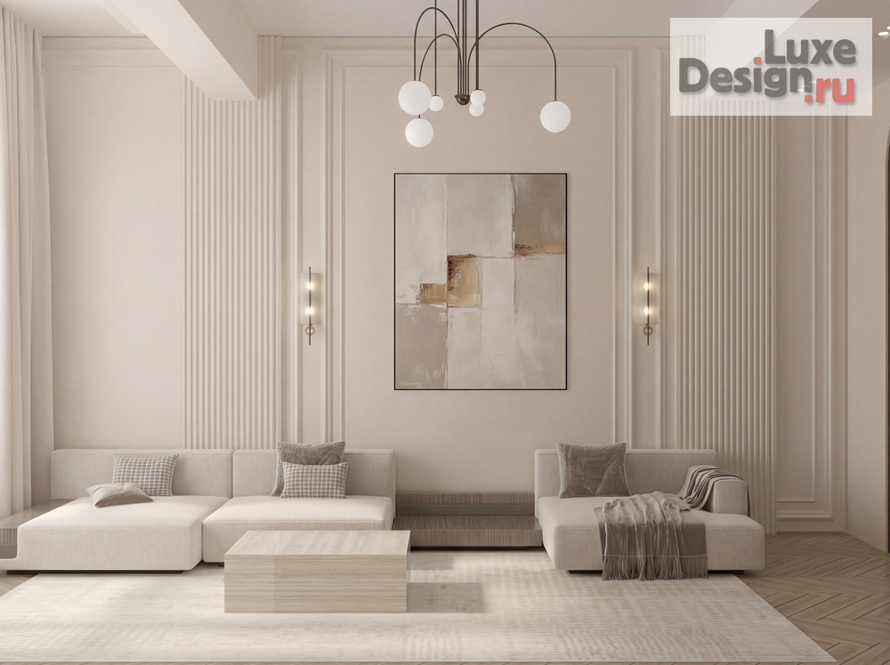 Дизайн интерьера двухкомнатной квартиры "2-к квартира ЖК "Девелопмент Плаза" г. Краснодар" (фото 4)