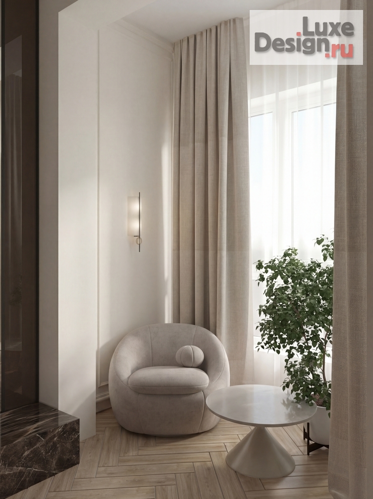 Дизайн интерьера двухкомнатной квартиры "2-к квартира ЖК "Девелопмент Плаза" г. Краснодар" (фото 9)