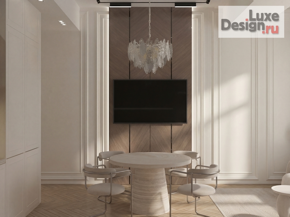 Дизайн интерьера двухкомнатной квартиры "2-к квартира ЖК "Девелопмент Плаза" г. Краснодар" (фото 2)