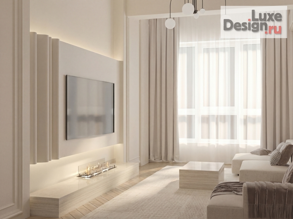 Дизайн интерьера двухкомнатной квартиры "2-к квартира ЖК "Девелопмент Плаза" г. Краснодар" (фото 5)